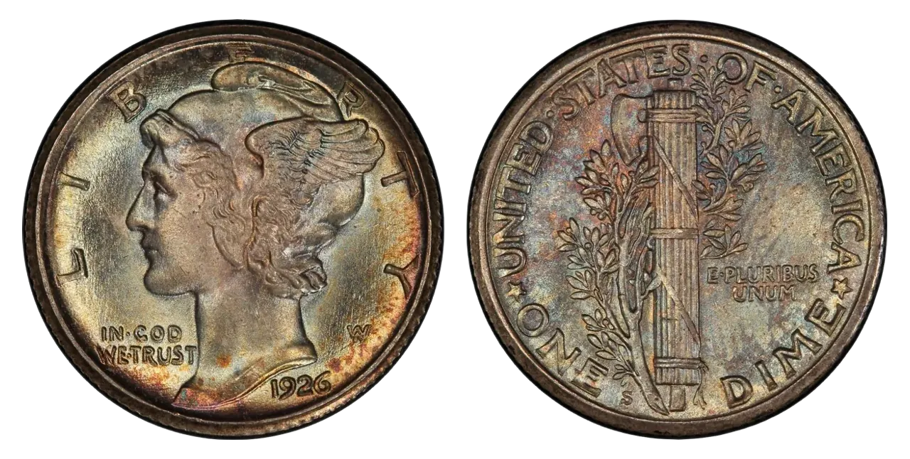 1926-S Mercury Dime